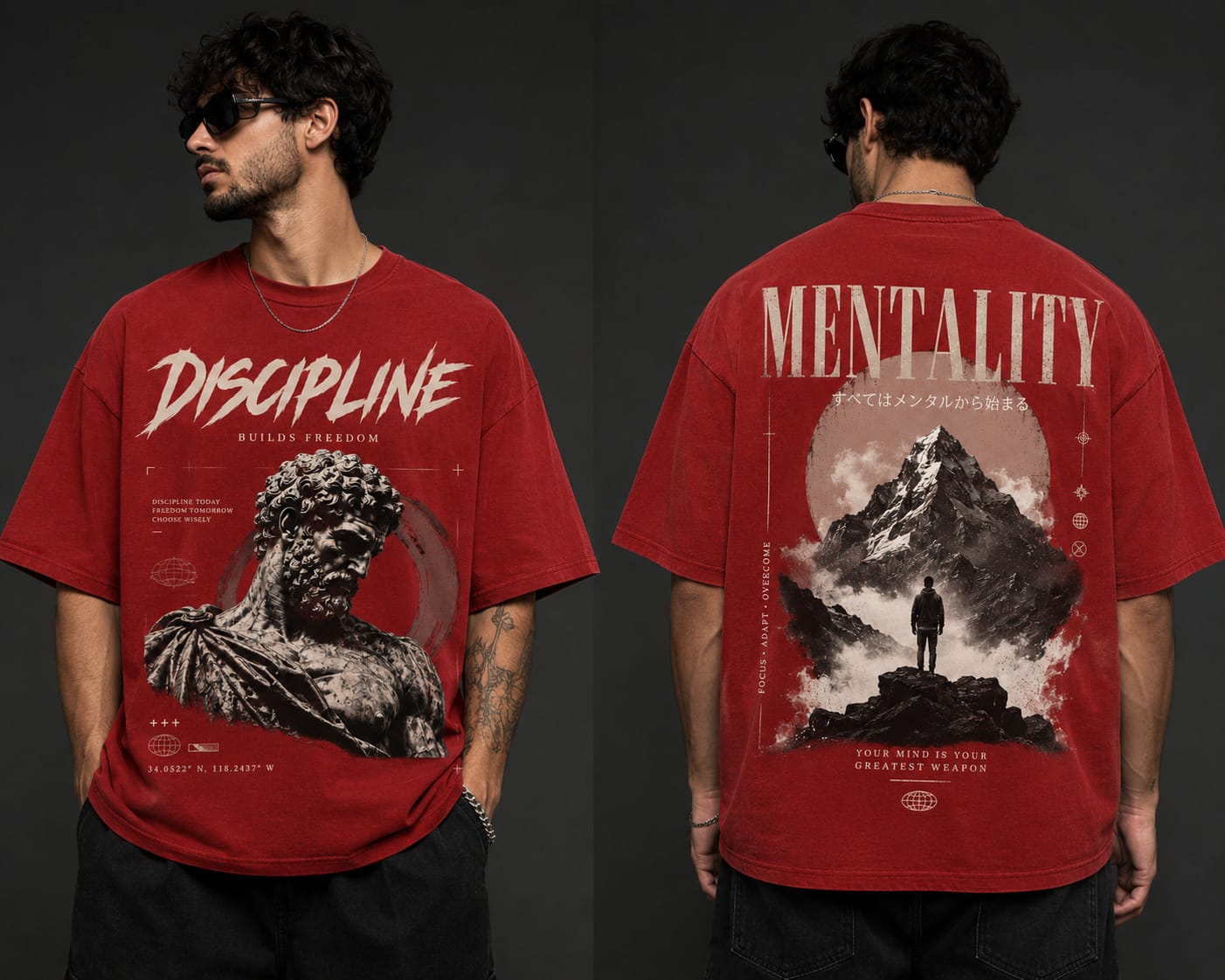 Discipline Red Tshirt